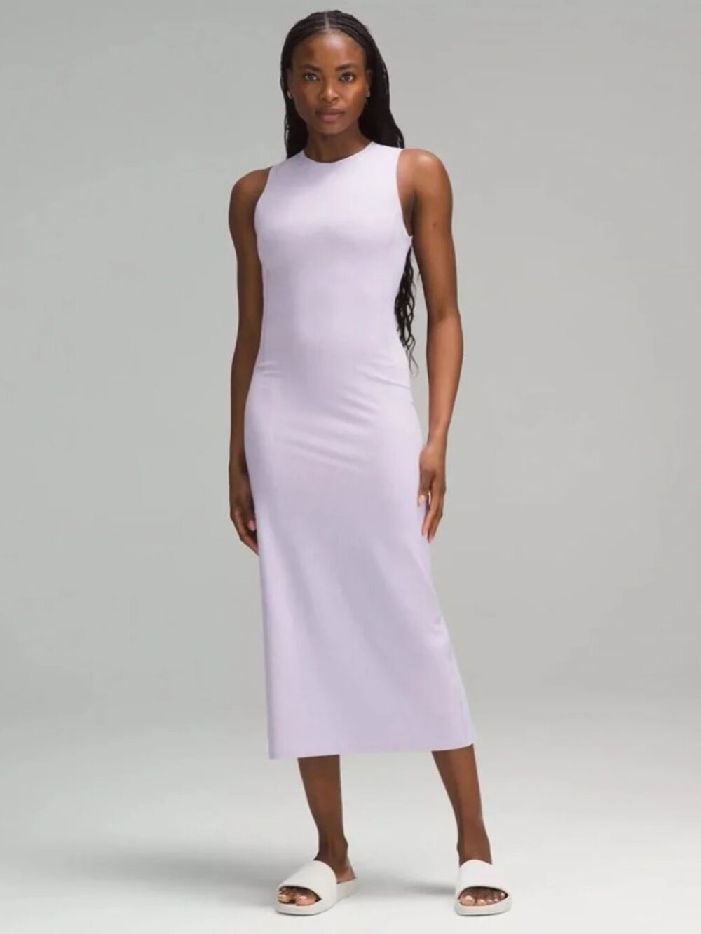 NWOT Lululemon All Aligned Ribbed Midi Dress